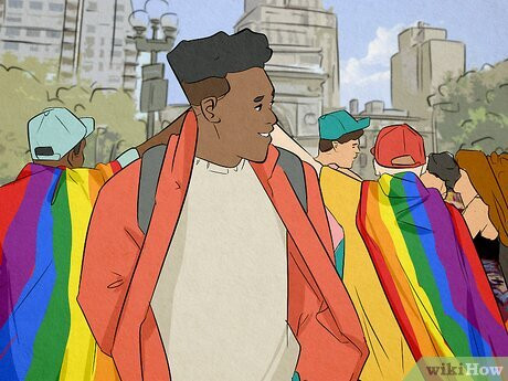 Step 1 Attend queer-focused community events like parades.