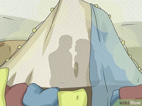 Step 6 Turn your bed into a fort.