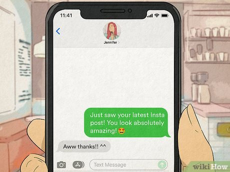 Your crush will love hearing what you like about them.