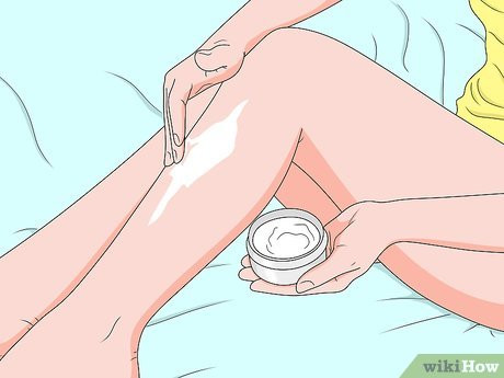 Step 5 Rub some lotion all over your body to smooth out your skin.