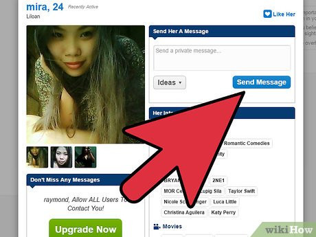 Step 5 Send an initial message to make contact.