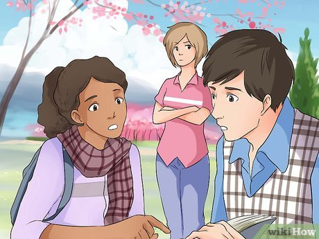 Step 3 See how you react when he spends time with another girl.