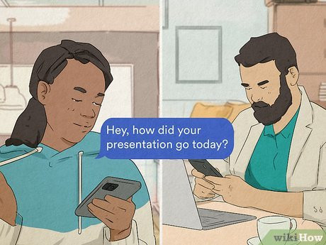 Take the pressure off of one person to always start a conversation.