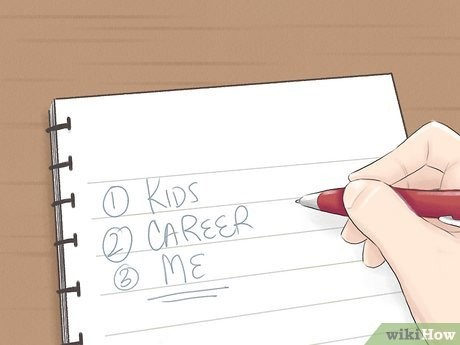 Let him know you expect him to put his career and his kids before you.