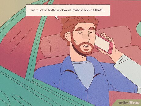 Step 8 You’re running late.