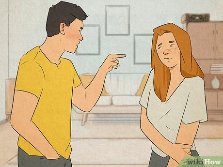 Step 5 They accuse you of cheating or flirting.