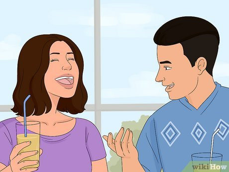 Show off your great sense of humor to impress him.