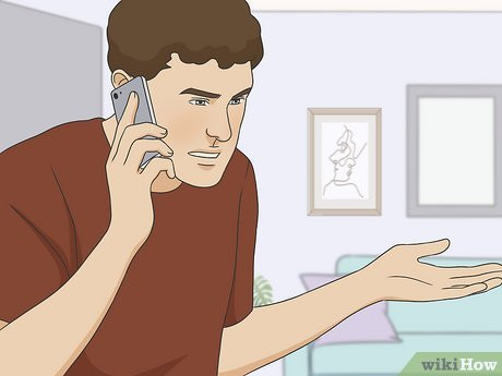 Step 3 He gets upset when you spend time alone with friends.